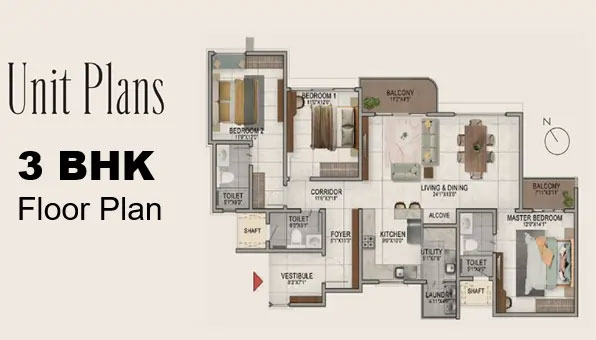 2 BHK apartments Prestige Fernleaf